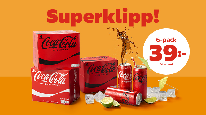 superklipp bild på coca cola