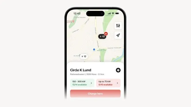 bild från kartan i appen