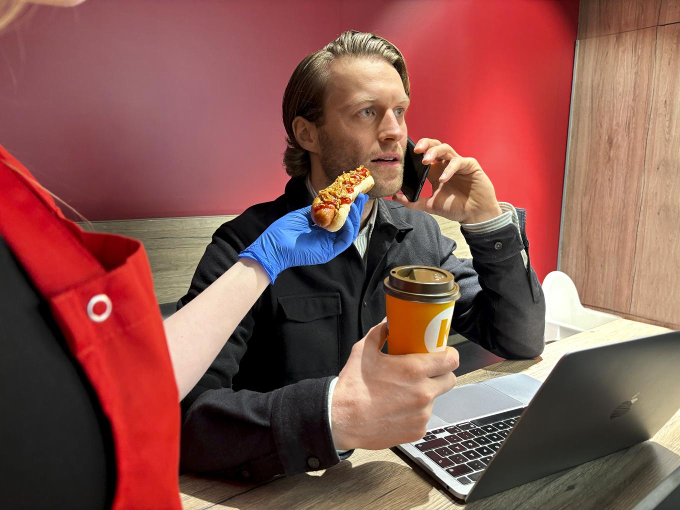 korvhållare på Circle K
